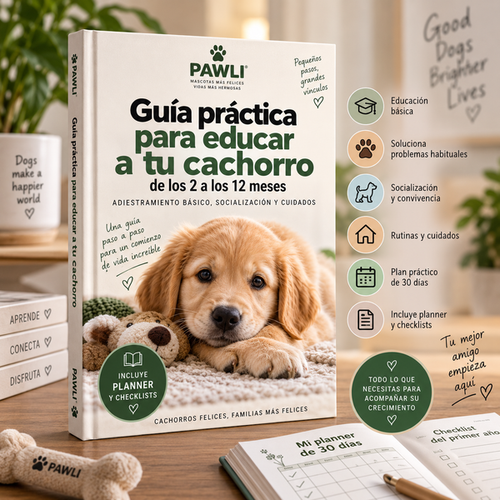 El primer año de tu cachorro — guía práctica de 2 a 12 meses